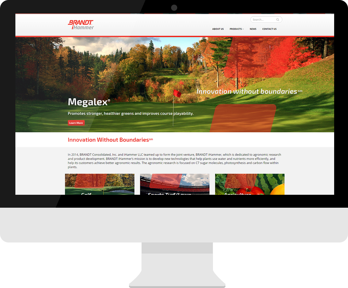 BRANDT iHammer desktop website