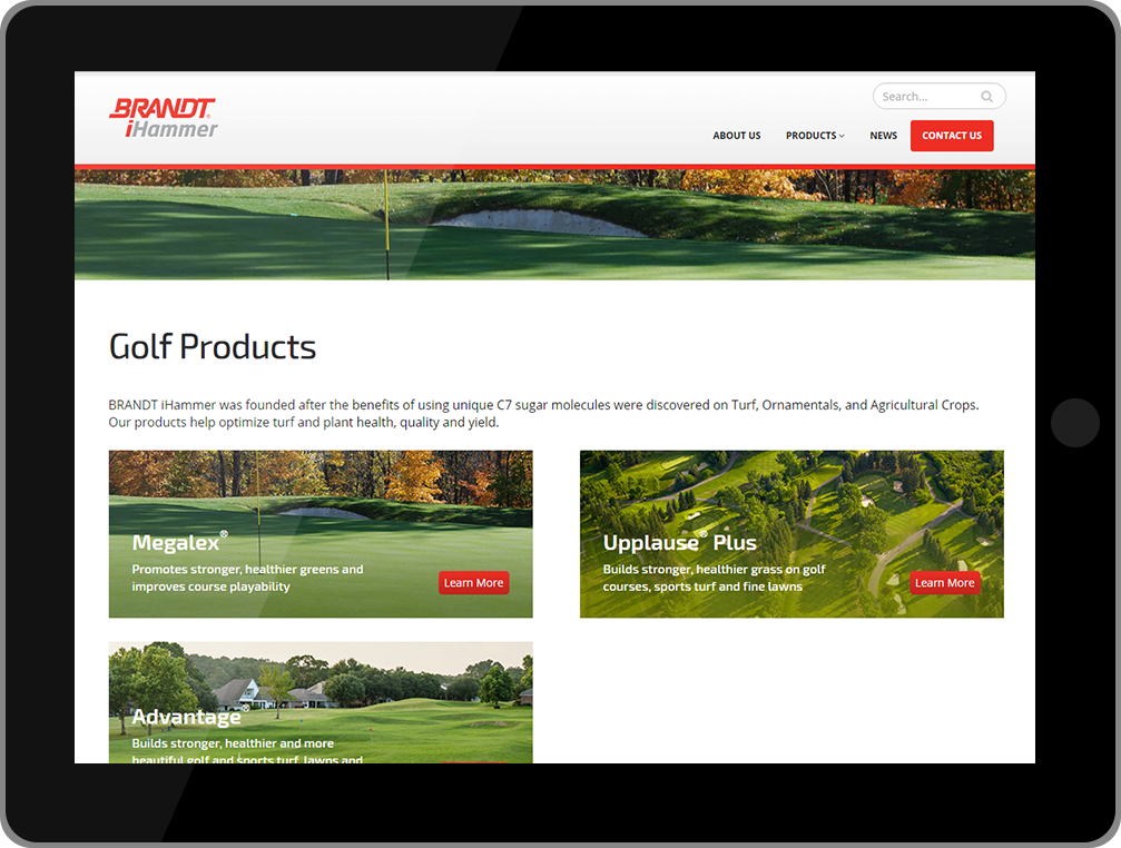 BRANDT iHammer tablet website