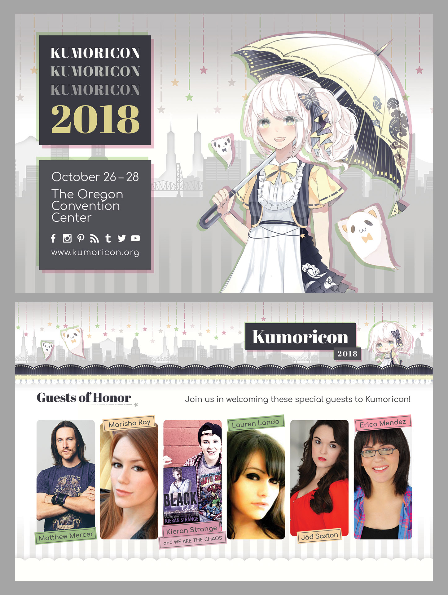 Kumoricon » Guests of Honor