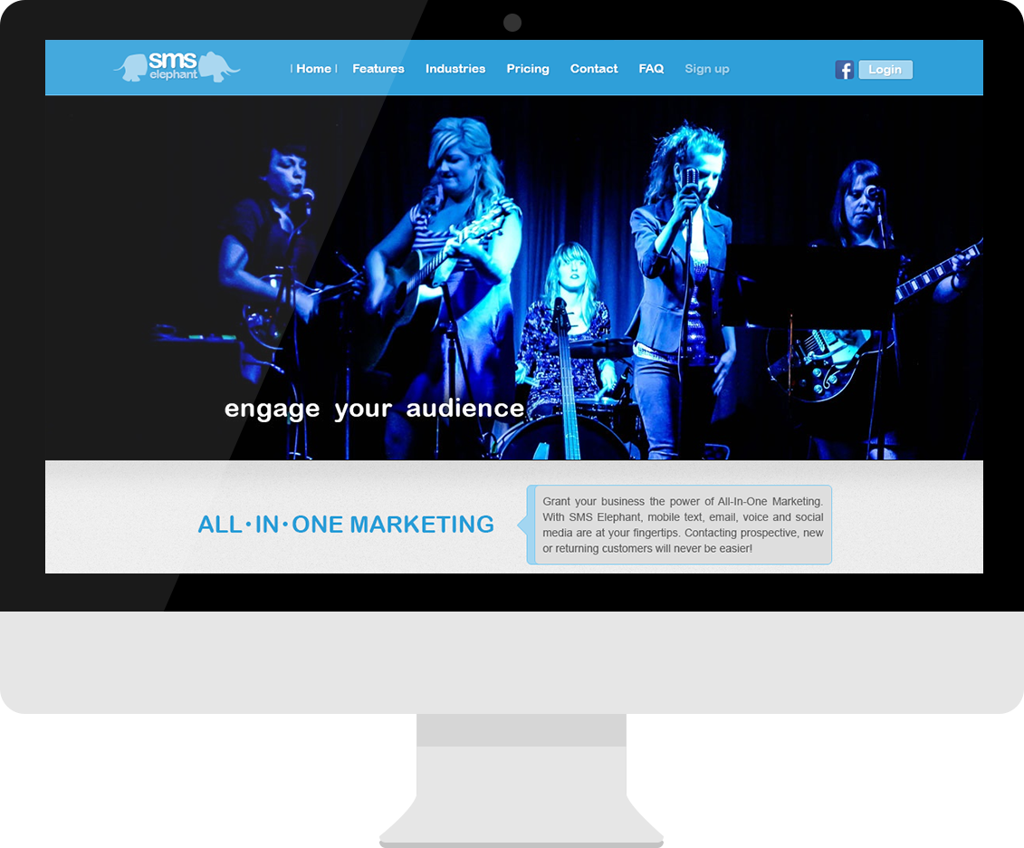 SMS Elephant desktop website